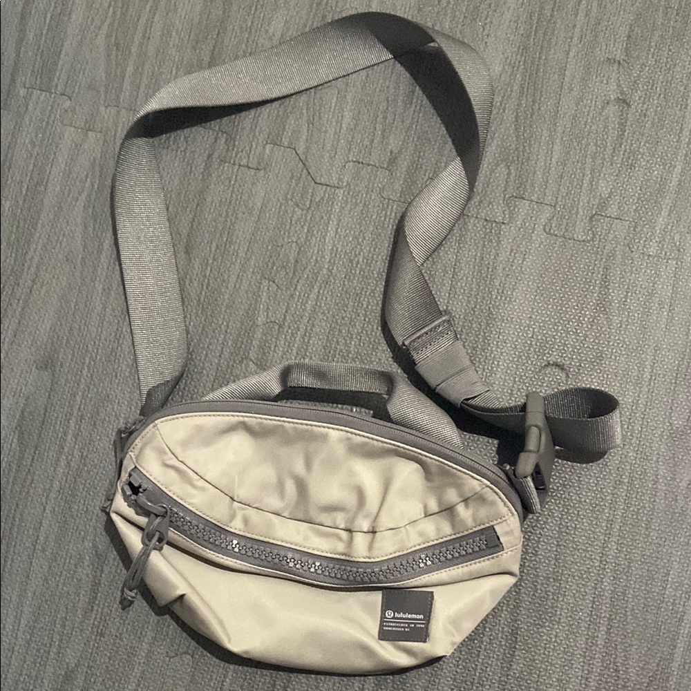 Gray Crossbody Bag